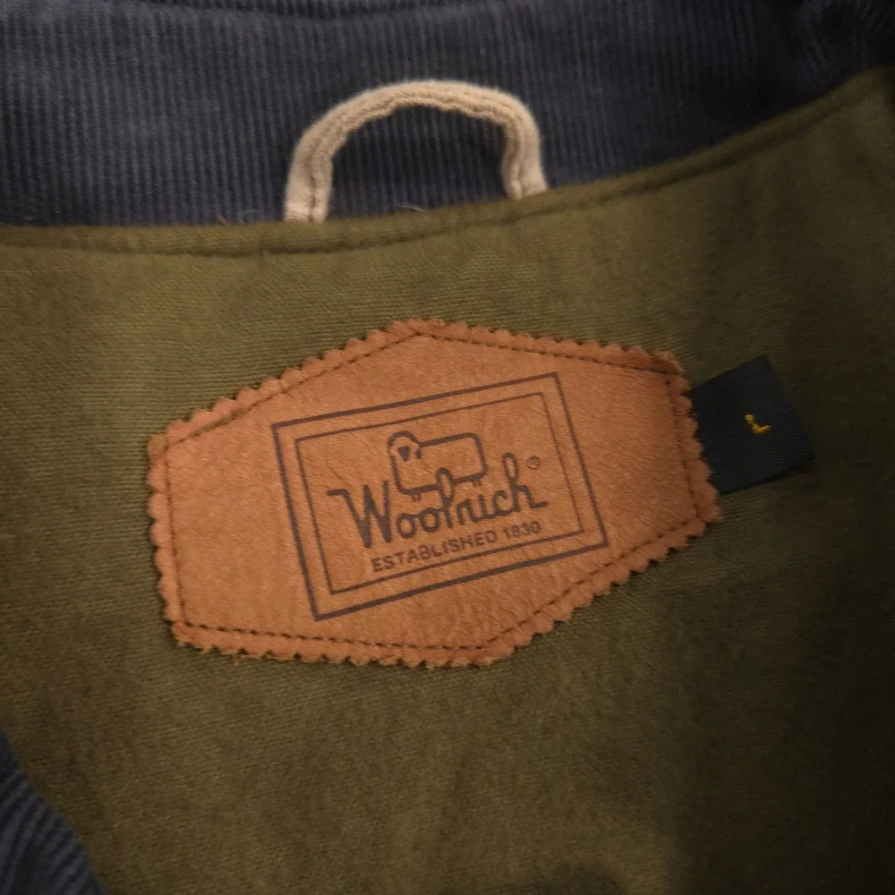 Vintage Woolrich Jacket Mens Large Green Field Chore Barn Coat Lined Made In USA